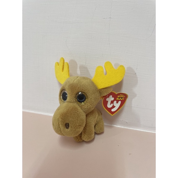 Ty  毛絨公仔大眼睛 玩偶 生日禮物 馴鹿寶寶