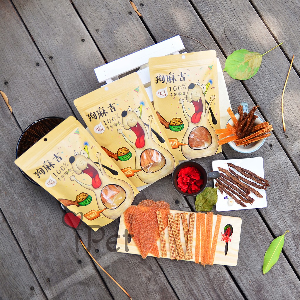 小狐狸寵物 滿額好禮 熱銷零食狗麻吉100 手作寵物零食狗麻吉零嘴狗零食狗點心肉乾適口性佳狗 蝦皮購物