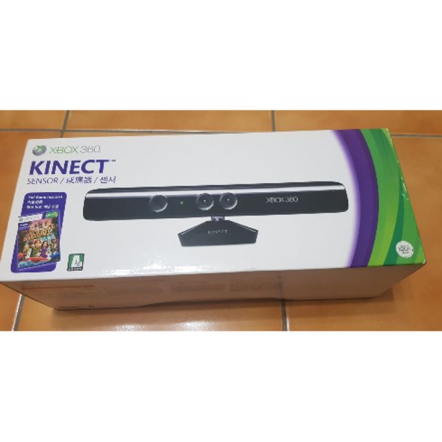 全新XBOX 360 Kinect感應器 體感鏡頭 盒裝（含變壓器+遊戲片）  
$