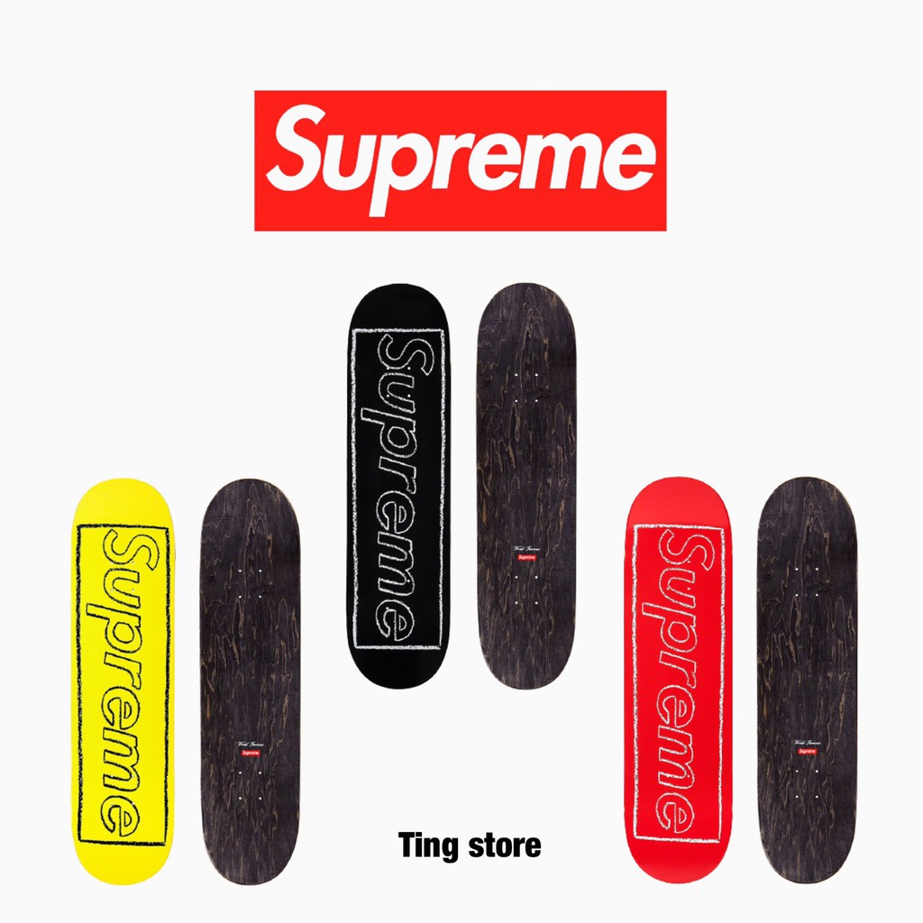 現貨秒發Supreme2021 Kaws x Supreme 滑板【Ting Store】