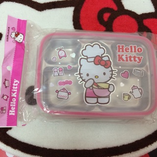 Hello Kitty 韓國小廚師樂扣不鏽鋼餐盤