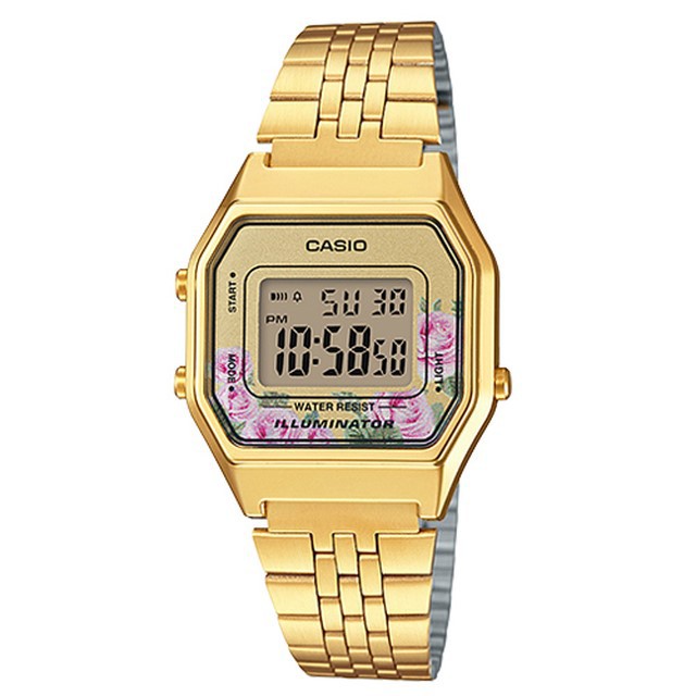 【無限精品 REMIX】CASIO LA680WGA-4C復古型淑女電子錶