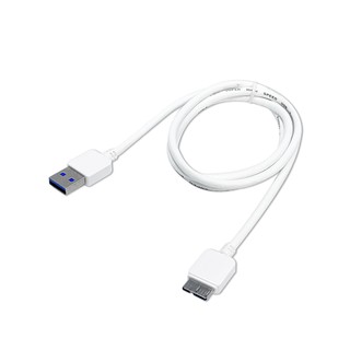 USB 線 3.0 頭 Micro10P 超速傳輸線1m micro USB 白 手機線 5Gbps 外接硬碟線