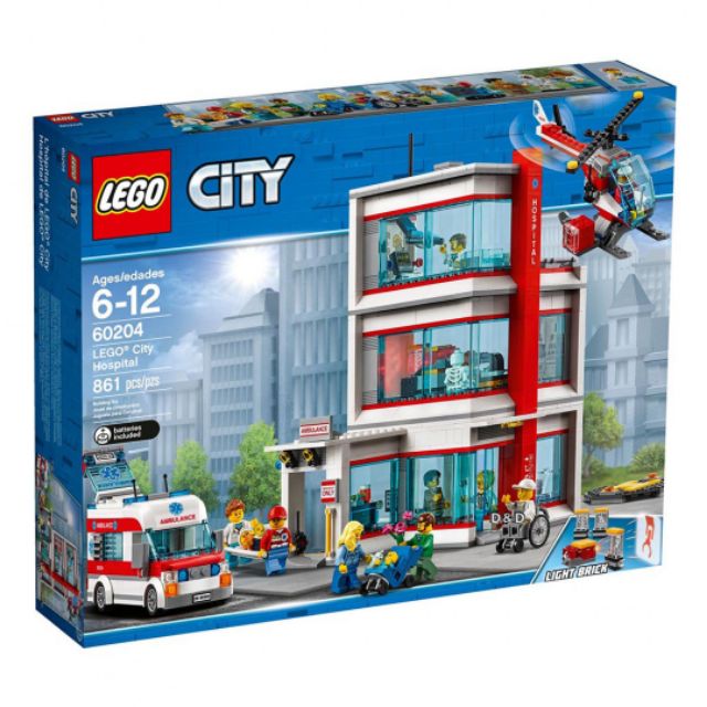 樂高 LEGO 60204 City 城市系列 城市醫院 病院 醫生 City Hospital 全新未開 現貨