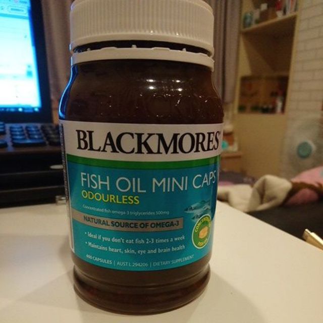 【現貨】澳洲BLACKMORES魚油 深海魚油無腥味迷你膠囊 400顆