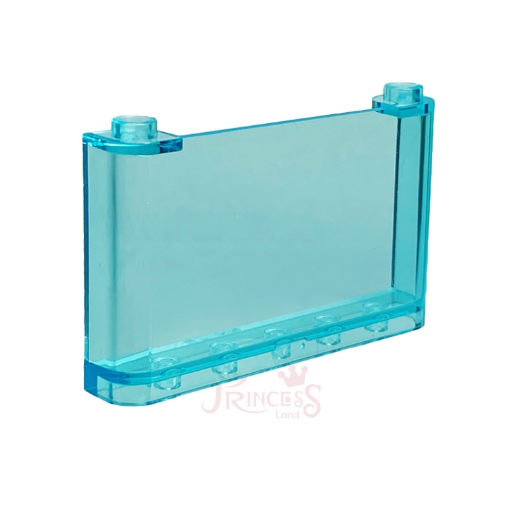 公主樂糕殿 LEGO 樂高 1X6X3 擋風玻璃 魚缸 透明淺藍色 64453 M023
