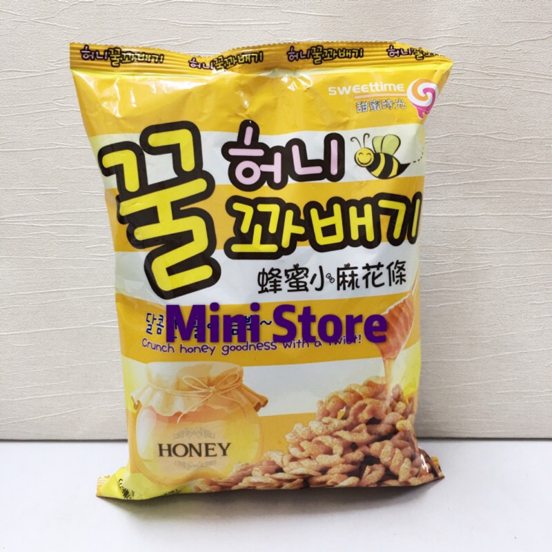 韓國🇰🇷進口Honey蜂蜜小麻花條207g即期促銷35元（EXP 9/1)