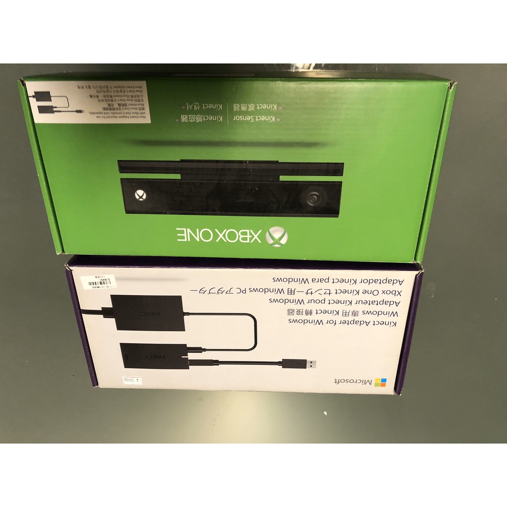 全新 正版微軟包裝 封膜未拆 XBOX kinect v2 感應器 &amp; Windows專用Kinect轉接器(組合裝)