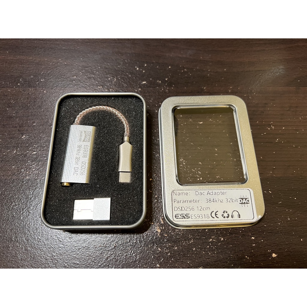 電腦 音效卡 HIFI 解碼耳放線 小尾巴 ES9318 DAC Type C 3.5 接頭 狂派 山靈 樂彼 聲海