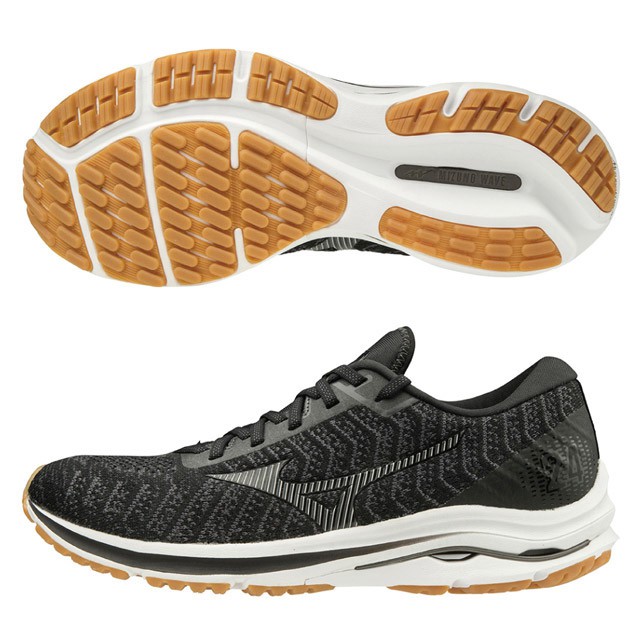 美津濃慢跑鞋 WAVE RIDER 24 WAVEKINT 男款 運動鞋 編織鞋 超寬楦 針織鞋面 J1GC207651