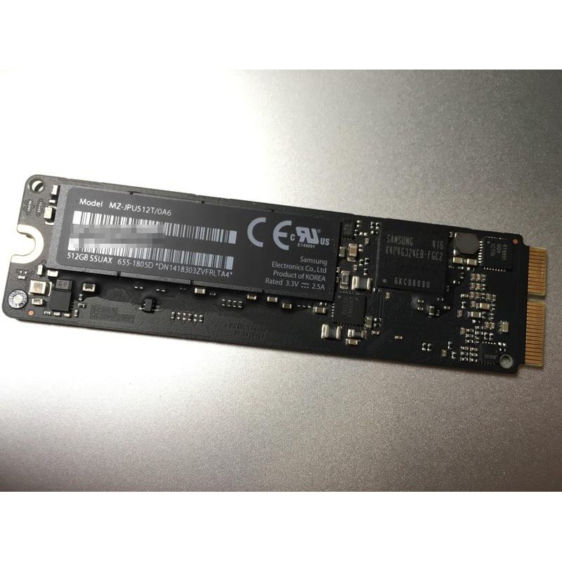 型號 A1502 A1398 Macbook Pro Retina 15吋 13吋 蘋果電腦 硬碟 SSD 512G