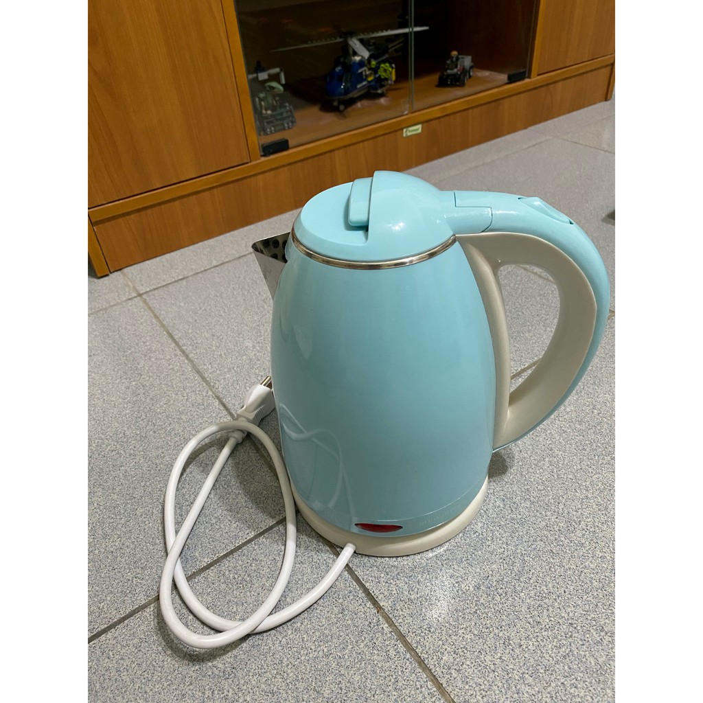 【鍋寶】快煮壺 1.8L雙層不銹鋼 KT-1891B(藍) （二手）