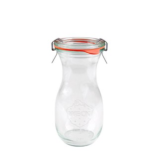 德國 Weck 763 玻璃瓶 (附玻璃蓋+密封圈S) Juice Jar 290ml (WK008)