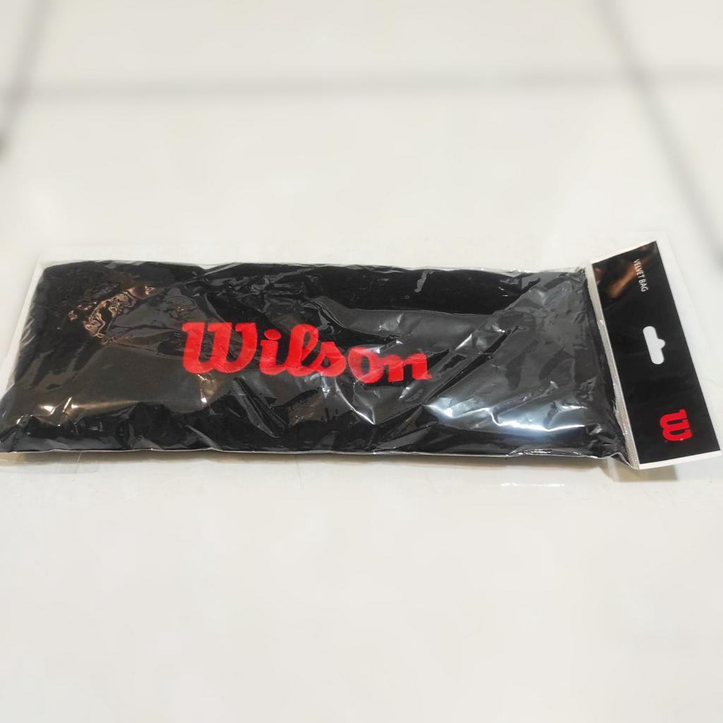 全新 WILSON 天鵝絨 網球拍套 絨布拍套 黑 WS7004N06 原價580 賣450