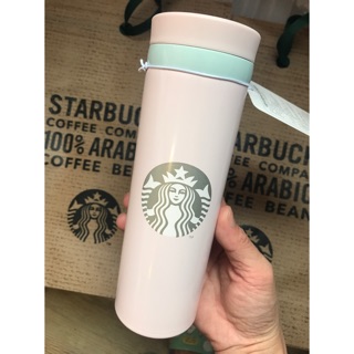 A現貨 韓國星巴克粉紅色保溫杯350ml 超輕量A2020018、A2020005