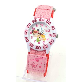 ~小珍妮精品~台灣製造 DISNEY 迪士尼 TSUM TSUM 尼龍錶 帆布錶帶 清楚 正版 兒童錶 卡通錶