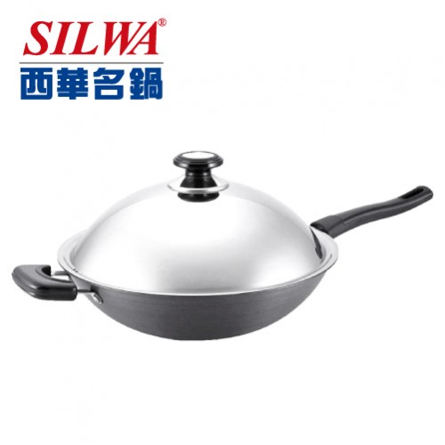 西華37CM超硬陽極炒鍋(單柄) A574609