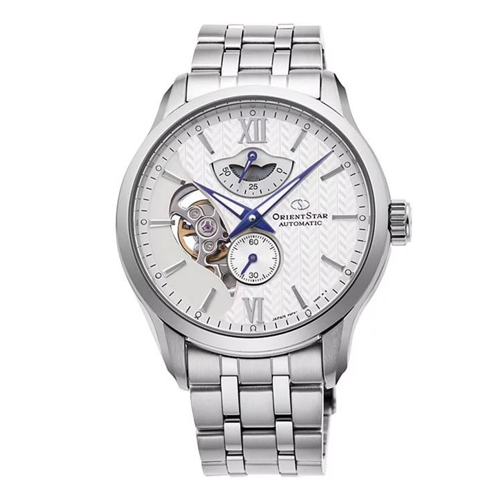 Orient 東方錶 (RE-AV0B01S) LAYERED系列 半鏤空機械腕錶/白面 41mm