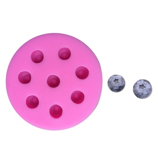 8連藍莓紅莓水果硅膠 翻糖蛋糕模具巧克力模 硅膠翻糖模