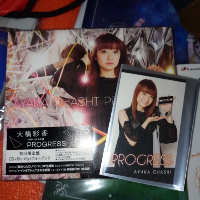 大橋彩香2ndアルバム Progress 初回限定盤 初期預約附限定特典 Ayaka Ohashi チェンジングカード 蝦皮購物
