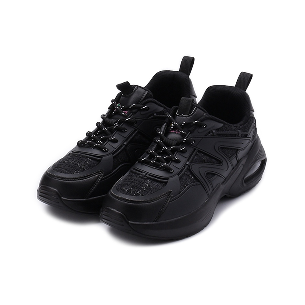 LEON CHANG 優雅小香風氣墊運動鞋 黑 LGM7900 女鞋