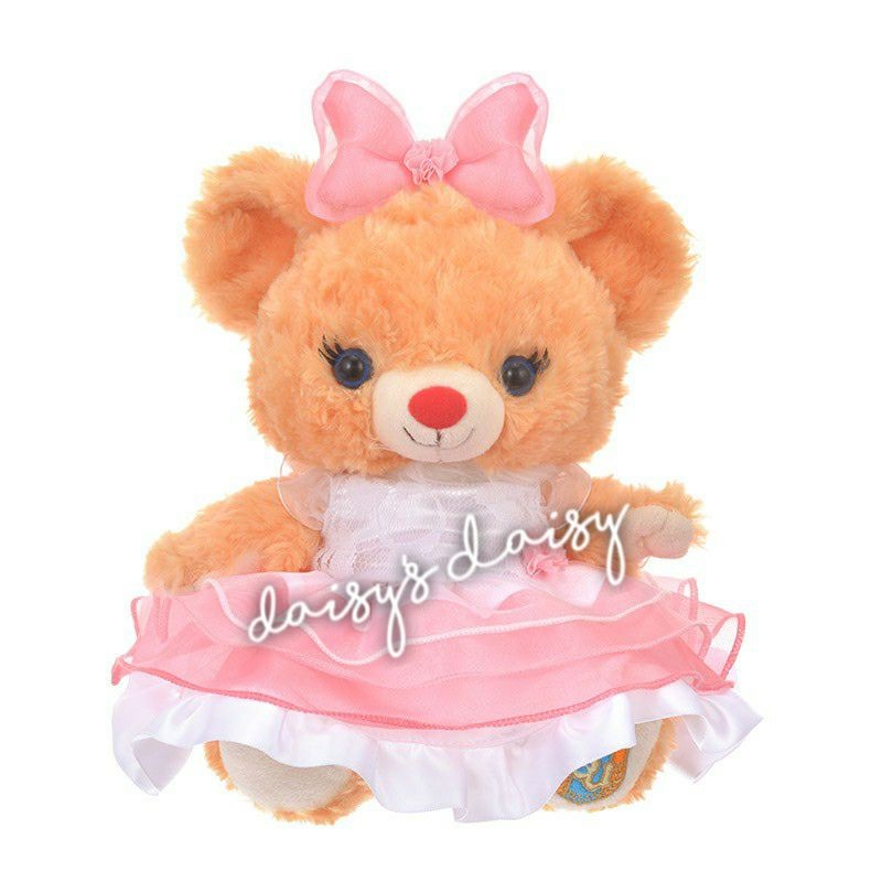《黛西百貨》東京迪士尼 UniBEARsity 克莉絲 粉色 婚紗 蛋糕裙 大學熊 ss號 衣服 洋裝