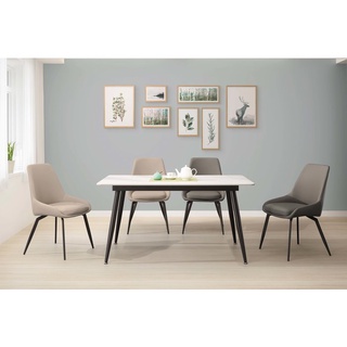 【宏興傢俱 HOME BRISK】特爾4.6尺巖板餐桌，促銷全省西部市區免運費《XU新品22》