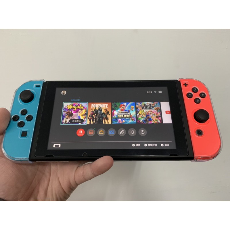 SWITCH 電力加強 紅藍 主機 任天堂 Nintendo 電玩 電動 二手 台東