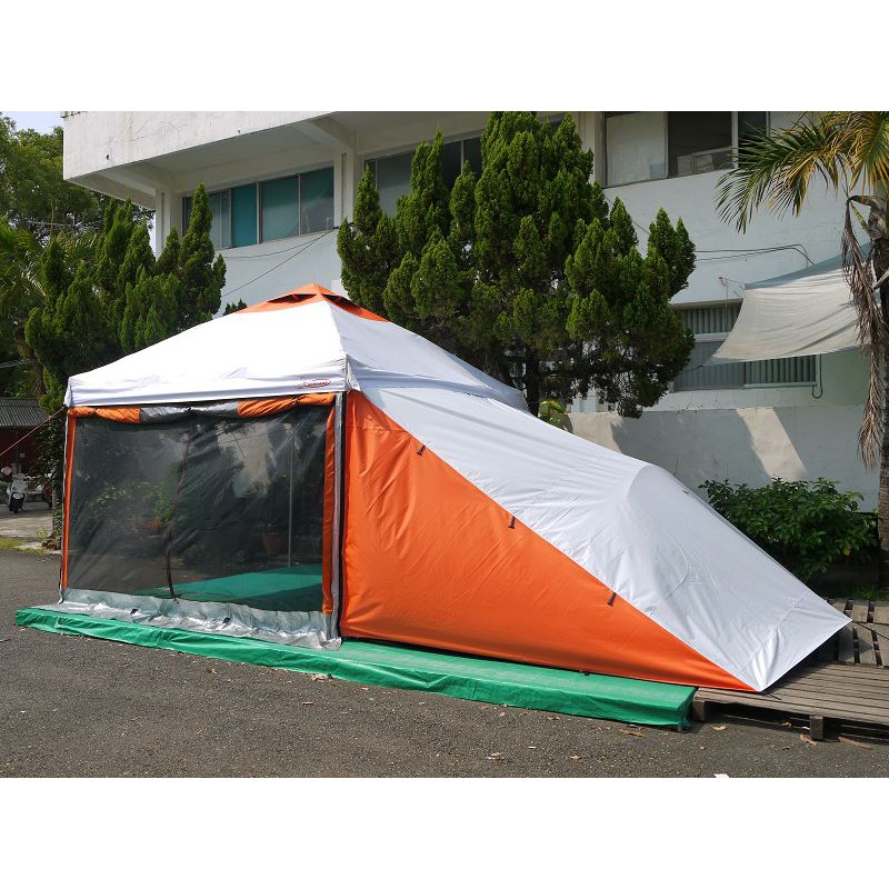 噴火龍 30秒快速帳 專用側掛帳 最新版 加寬加長 可搭配3m 3m直角客廳帳 炊事帳 一房一廳設計 蝦皮購物
