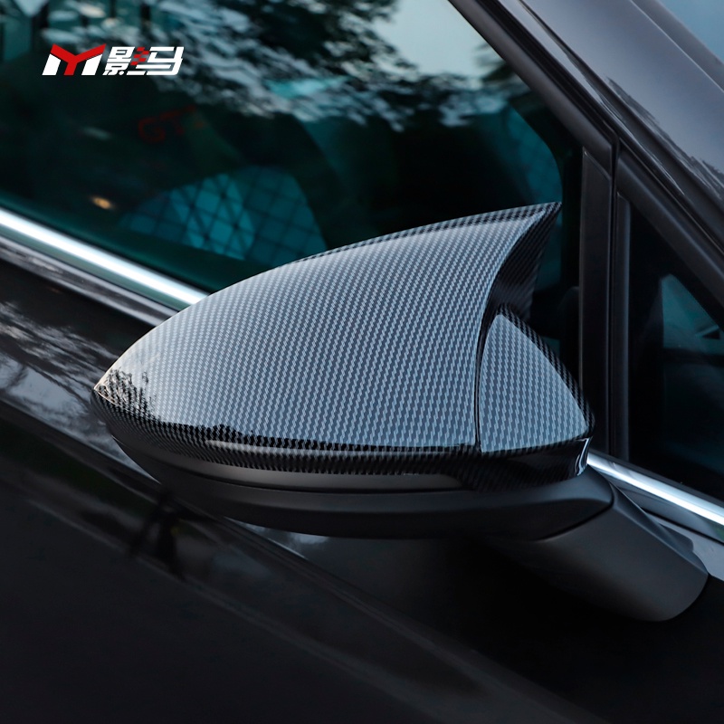 福斯 VW Golf 8代專用牛角后視鏡外殼8rline外觀改裝件裝飾倒車鏡罩