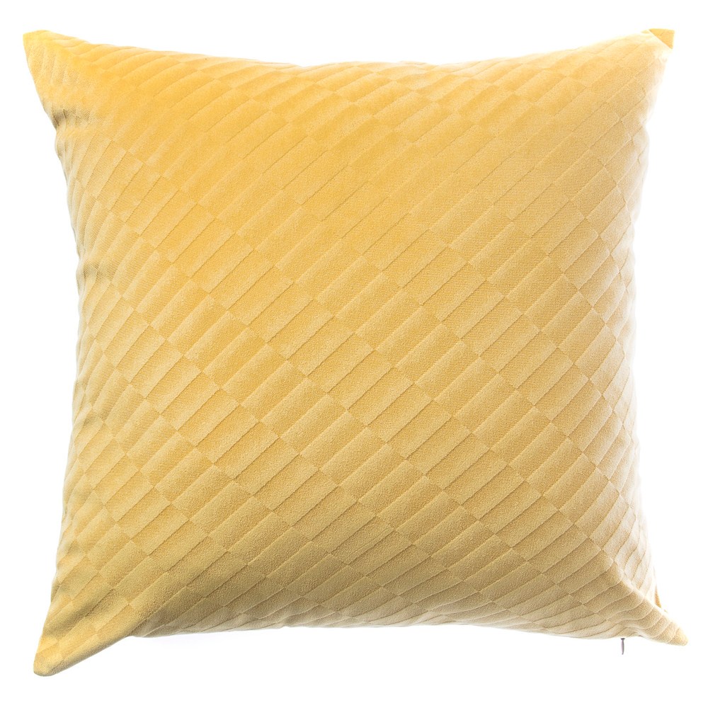 玻紋素色抱枕套 45X45cm 黃色款
