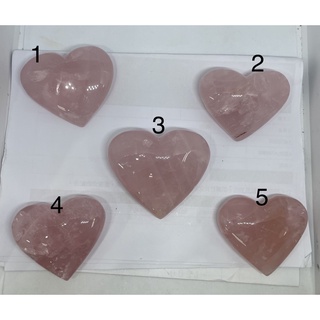 D5236天然水晶/巴西粉晶/粉晶 雕刻 愛心 擺件 手把玩件