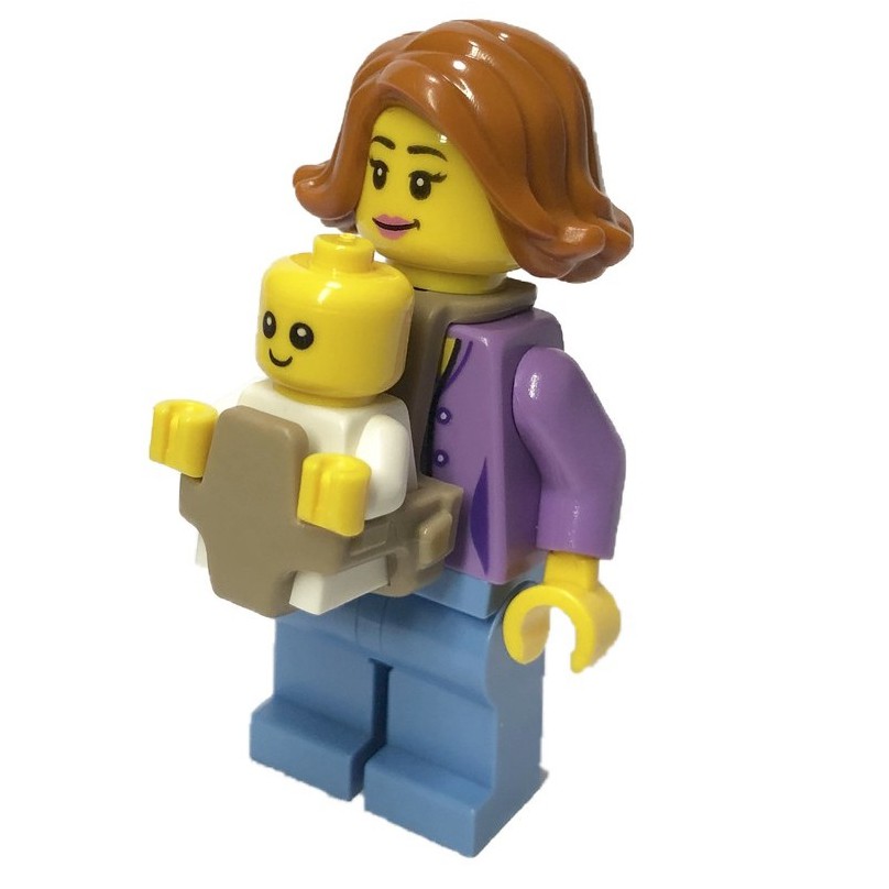 LEGO 樂高 60134 嬰兒 媽媽 寶寶背帶 全新品, 參考 背包 肩背 寶寶 爸爸 60202 37822