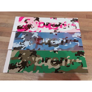{OGC}2020AW Supreme Camo Logo Strike 迷彩 貼紙