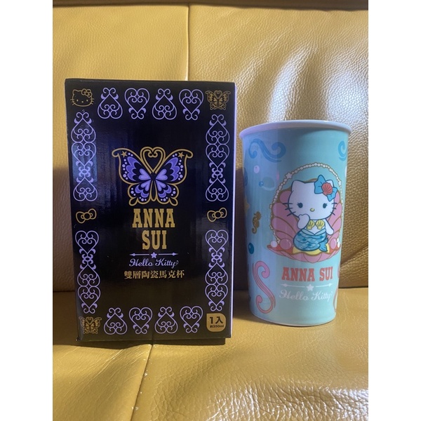 7-11 Anna Sui Hello Kitty 雙層陶瓷馬克杯