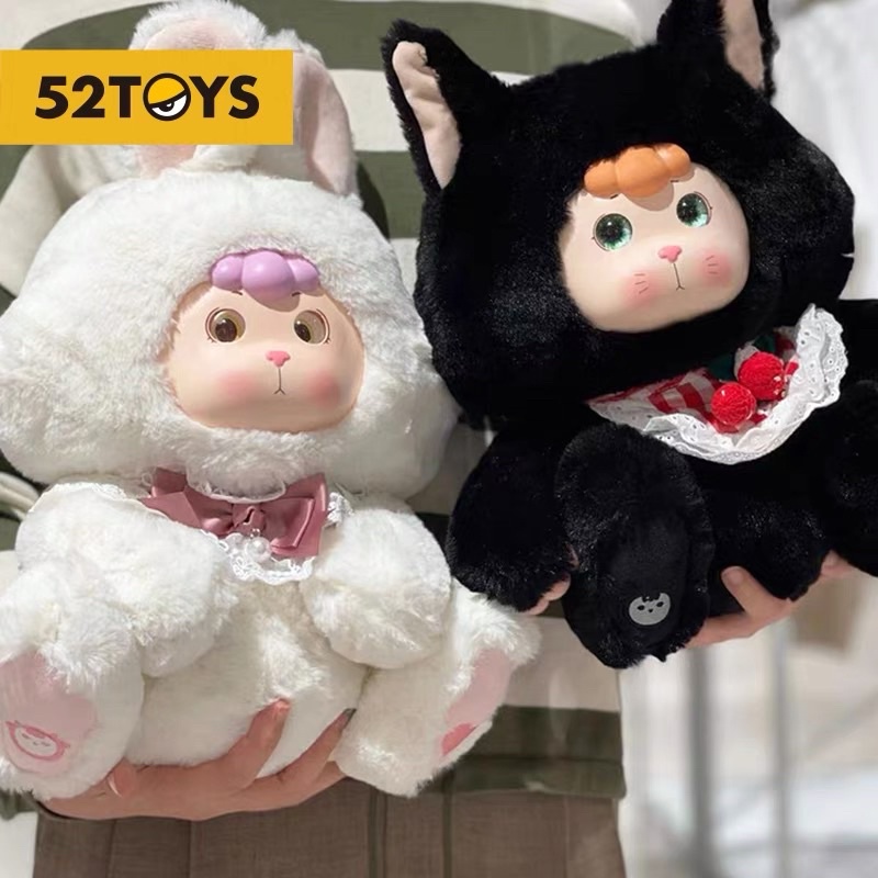 現貨 52TOYS巴風特小羊 Bonana毛絨400%系列 大娃 娃娃 潮玩 周邊 禮物 擺件 黑貓