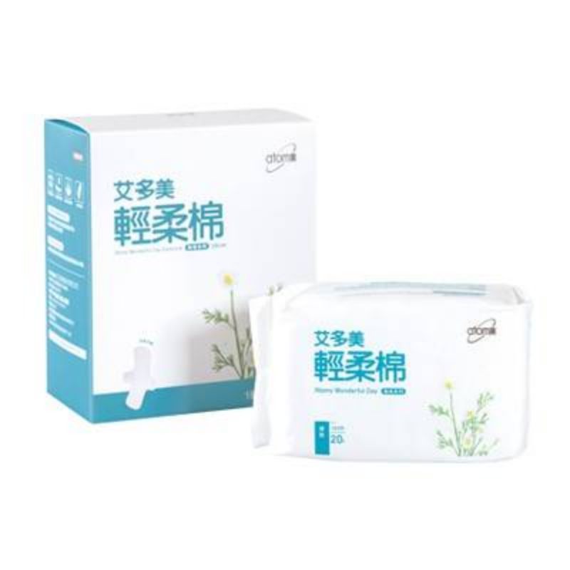 韓國 艾多美輕柔棉 衛生棉 (無香系列) 24cm/28cm/18cm超強吸水性  SGS 認證
