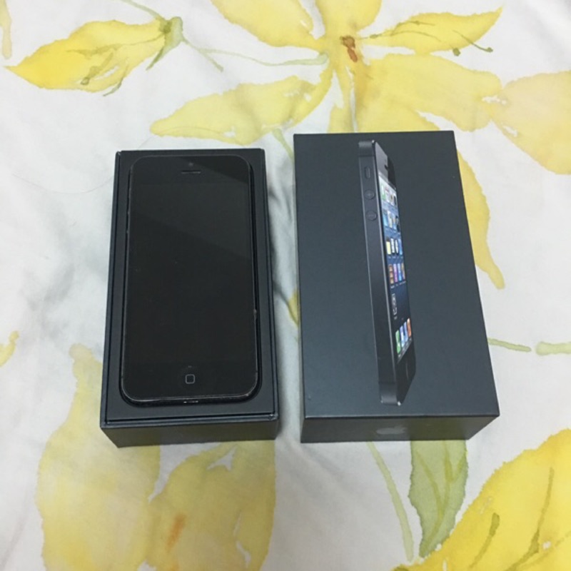 《二手機》蘋果iPhone5-16g黑色手機(有盒子）