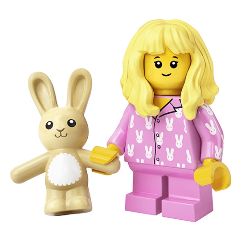 《Bunny》LEGO 樂高 71027 15號 睡衣小女孩 兔子 第20代人偶包