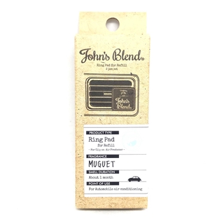 【John's Blend】 車用 冷氣出風口 芳香劑 擴香 夾式 冷氣芳香劑 另售 替換 補充包