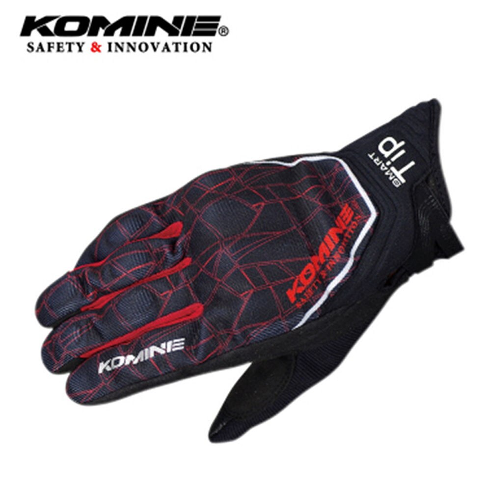 Komine GK-191 摩托車手套機車騎行防摔越野賽車碳纖維透氣觸屏手套