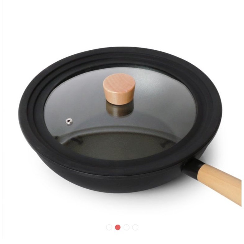 韓國製 通用鍋蓋 黑色鍋蓋 Fika風格鍋蓋24－28公分通用