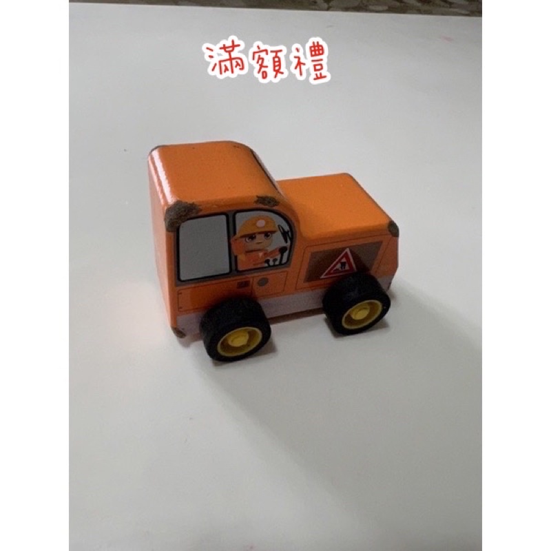 二手🌈滿額禮❗️JADORE木製消防車積木 滿額禮實木 消防隊員 眼睛車qudetube寶寶玩具0-2y