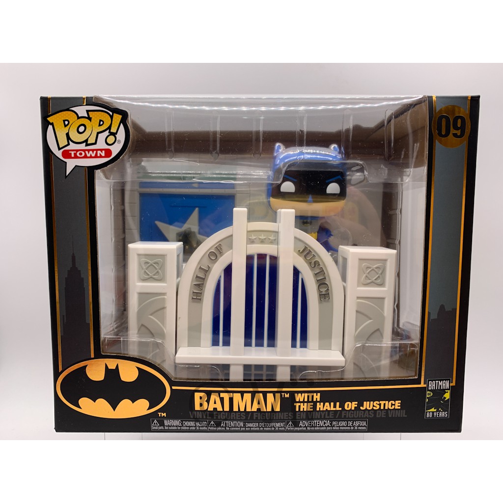 FUNKO POP 城鎮系列 蝙蝠俠80週年 正義大廳 蝙蝠俠 BATMAN 公仔 #09 09 DC 正義聯盟