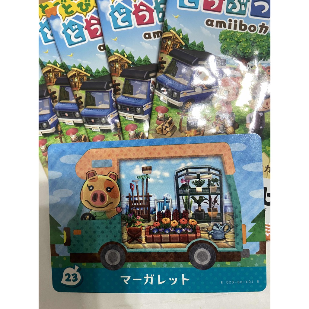 現貨 正版 動物森友會 動物之森 amiibo 卡片 No.23 瑪格 Maggie 豬 房車卡 日版 9月3日