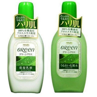 采潔～日本明色GREEN蘆薈保濕化妝水/乳液