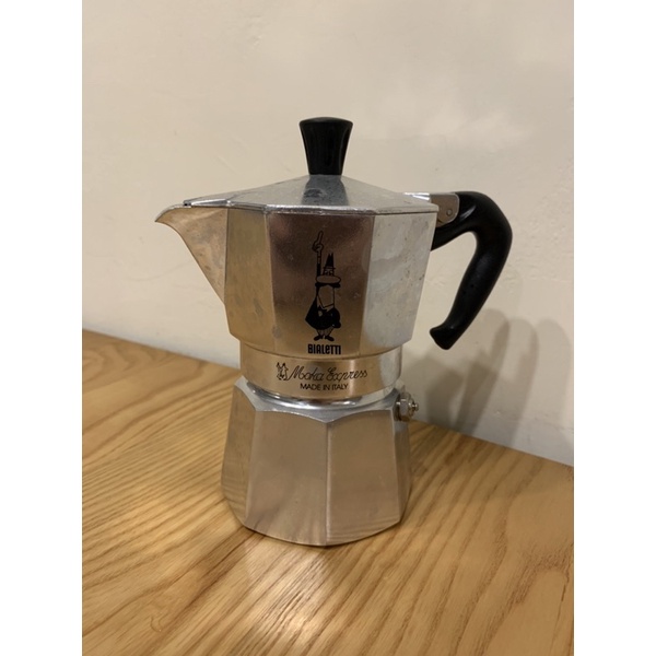 Bialetti 比亞樂堤 經典摩卡壺咖啡壺MOKA2杯份 二手