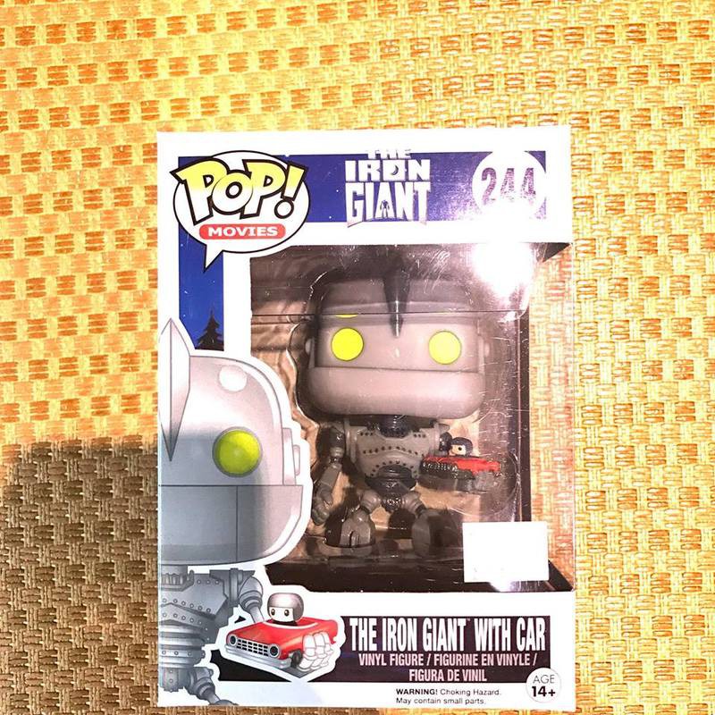 {克拉克玩具}Funko POP Iron Giant 鐵巨人玩車版 公仔 2手