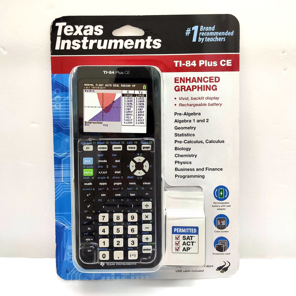 Texas Instruments TI-84 Plus CE Calculator 圖形計算機一年保固| 蝦皮購物