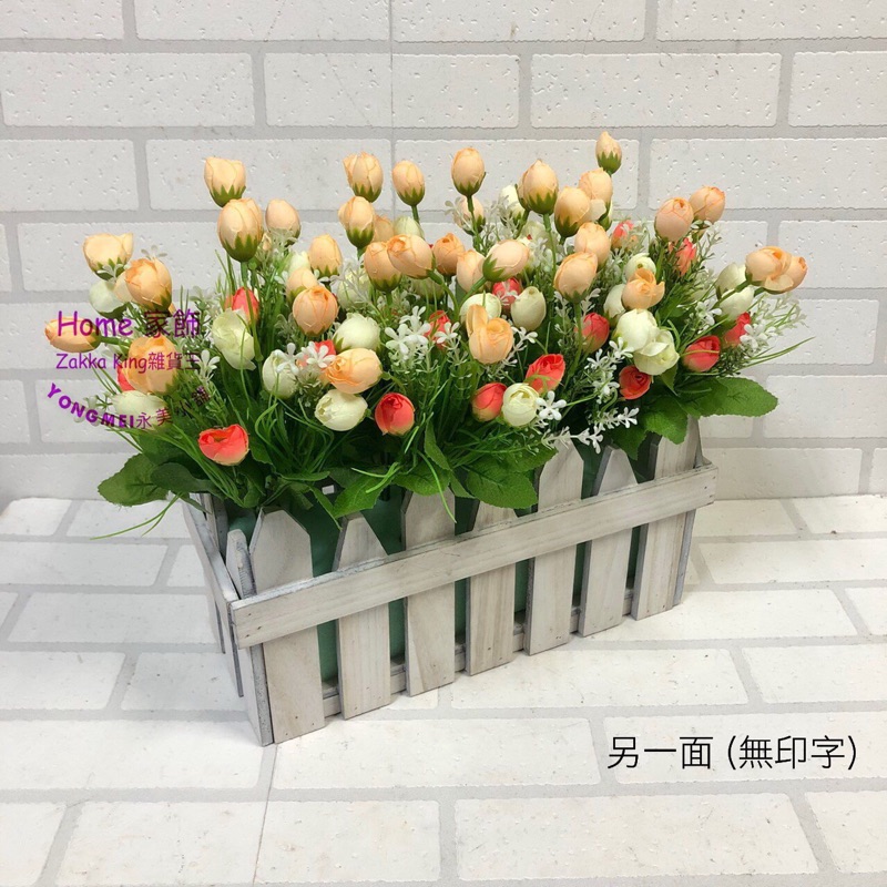 鄉村玫瑰花苞盆栽2款仿真人造花卉復古花槽花盆民宿居家咖啡廳花園店面佈置民宿居家裝飾雜貨王 蝦皮購物